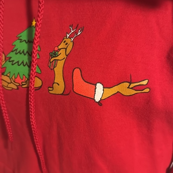 Dachshund Christmas sweatshirt - Picture 4 of 5